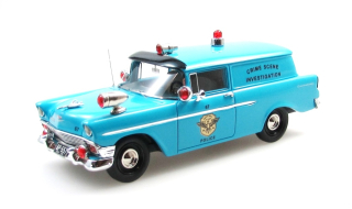 Chevrolet 150 Van Police 1956 blue/black 1:43 Esval Models