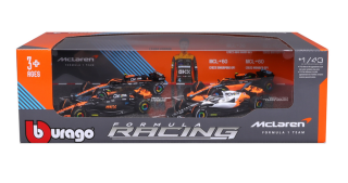 Set F1 1x McLaren MCL36 + 3x MCL60 Lando Norris 1:43 Bburago