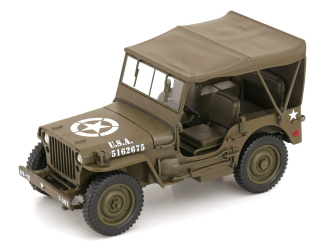 Jeep Willys US ARMY 1/4 Truck green 1:18 Welly