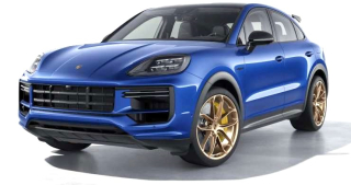 Porsche Cayenne Coupe GT Turbo 2024 blue metallic 1:18 Solido