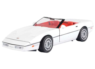Chevrolet Corvette 1986 white 1:24 Motor Max