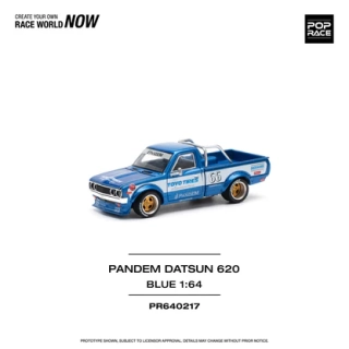 Pandem Datsun 620 Blue 1:64 Pop Race