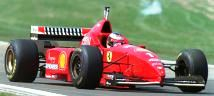 Ferrari F1 F310 #1 M.Schumacher Pole Position and Winner San Marino GP 1996 with Pilot Figure 1:18 GP Replicas