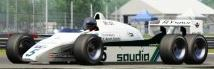 Williams F1 FW08 Team Ford Six Wheels #6 K.Rosberg World Champion Press Version 1982 1:18 GP Replicas
