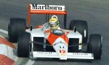 McLaren F1 MP4/4 Honda #12 A.Senna World Champion Pole Position Monaco GP 1988 with Pilot Figure 1:18 GP Replicas