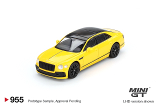 Bentley Flying Spur Monaco Yellow 1:64 Mini GT