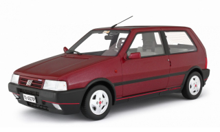 Fiat Uno Turbo i.e. 1.4 1990 red metallic 1:18 Laudoracing Model