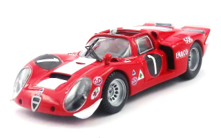 Alfa Romeo 33.2 #1 Peixinho/van Rooyen Winner 6H Nova Lisboa 1970 1:43 Best Model