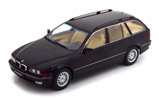 BMW 5-Series 520i E39 Touring SW Station Wagon 1997 black metallic 1:18 KK Scale