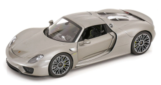 Porsche 918 Spyder Hard-Top 2012 grey 1:18 Welly