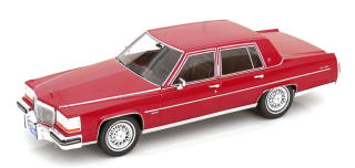 Cadillac Fleetwood Brougham 1982 dark red 1:18 MCG Modelcar Group