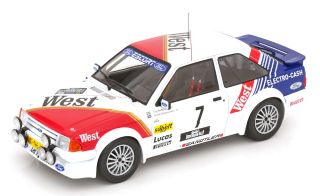 Ford Escort MK III RS Turbo #7 Andervang/Schoonenwolf Haspengouw Rally 1985 1:18 MCG Modelcar Group