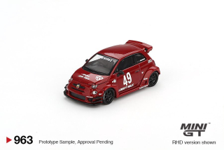 Fiat Abarth 595 LB-Works x ABAS Works red 1:64 Mini GT