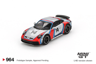 Porsche 911 (992) Dakar ice gray metallic Rally Tribute 2024 1:64 Mini GT