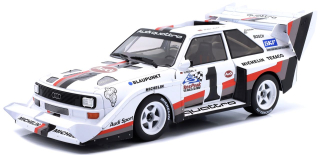 Audi Sport Quattro S1 E2 #1 Walter Röhrl Winner Pikes Peak 1987 with Collector Box 1:18 Werk83