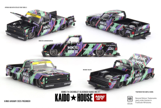 Chevrolet Silverado Kaido HKS V1 1980 1:64 Mini GT