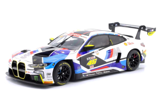 BMW M4 GT3 Team WRT #46 Rossi/Yelloly/Vanthoor Gulf 12H Abu Dhabi 2023 1:18 Minichamps