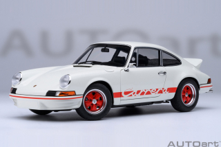 Porsche 911 Carrera 2.7 RS Grand Prix white/red stripes 1:18 AUTOart