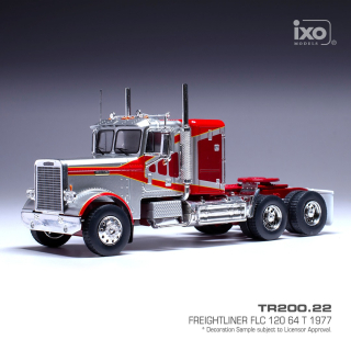 Freightliner FLC 120 64 T 1977 silver/red 1:43 Ixo Models