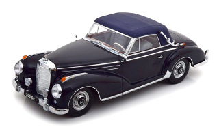 Mercedes-Benz 300S SC Cabriolet W188 Soft-Top Closed 1967 2 tones blue 1:18 KK Scale