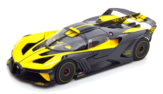 Bugatti Bolide W16 8.0 2020 yellow 1:18 Bburago