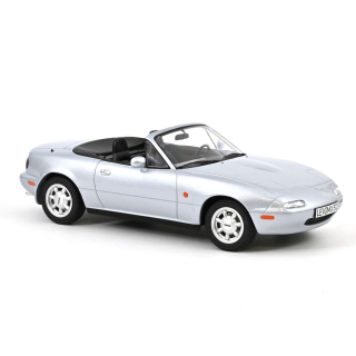 Mazda MX-5 1989 silver 1:18 Norev