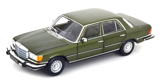 Mercedes-Benz 350 SE W116 US Version 1973 dark green metallic 1:18 Norev