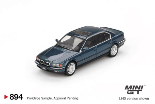 BMW 750IL Sorrento Blue Metallic 1:64 Mini GT