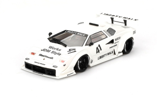 Lamborghini Countach LB-Works White Tokyo Auto Salon 2024 1:43 TSM Model