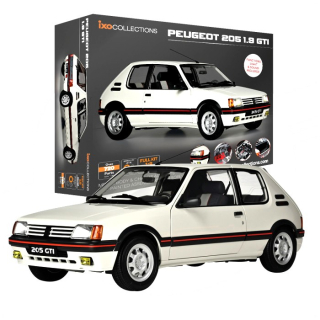 Peugeot 205 GTI white 1:8 Ixo Models 