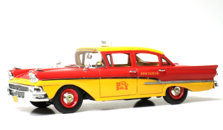 Ford USA Custom 300 Taxi 1958 red/yellow 1:43 Goldvarg Collection