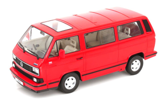 Volkswagen T3 Multivan 1992 red 1:18 KK Scale