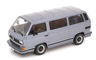 Volkswagen Porsche B32 T3 Carrera Minibus 1984 grey metallic 1:18 KK Scale