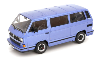 Volkswagen Porsche B32 T3 Carrera Minibus 1984 light blue 1:18 KK Scale