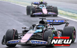 2 Cars Set - BWT Alpine F1 team A524 2-3 Finish Gasly/Ocon Brazilian GP 2024 1:43 Minichamps