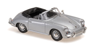 Porsche 356 C Cabriolet 1965 silver 1:43 Minichamps