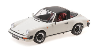 Porsche 911 Carrera 3.2 Targa 1983 white 1:18 Minichamps 