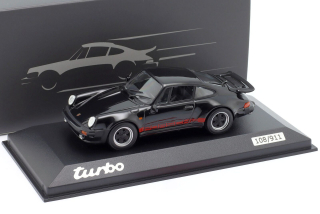 Porsche 911 (930) Turbo 50 Years Porsche Design black 1:43 Minichamps