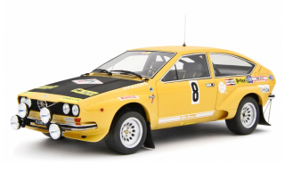 Alfa Romeo Alfetta Gr.2 #8 Autodelta Rally 4 Regioni 1975 Svizzero - Masetto 1:18 Laudoracing Model