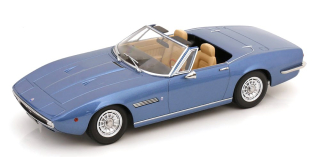 Maserati Ghibli Spyder 1970 light blue with Alloy Rims 1:18 KK Scale
