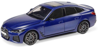 BMW i4 M50 frozen blue metallic 1:18 BMW Collection