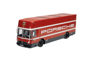 Mercedes-Benz O317 Porsche red 1:18 Schuco