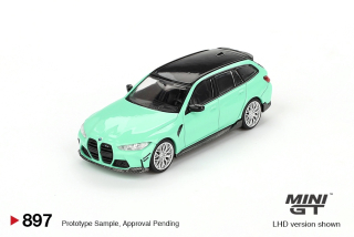 BMW M3 Touring (G81) Mint Green 1:64 Mini GT