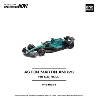 Aston Martin AMR23 #18 Lance Stroll 1:64 Pop Race