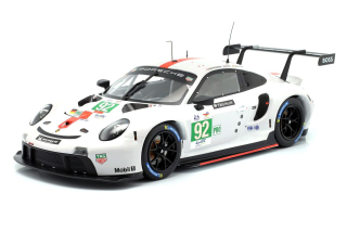 Porsche 911 991-2 RSR-19 4.2L Team Porsche GT #92 M.Christensen/K.Estre/L.Vanthoor 24H Le Mans 2022 1:18 Ixo Models