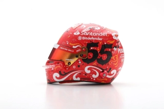 Helmet - Carlos Sainz - Scuderia Ferrari HP Winner Mexican GP 2024 1:5 Look Smart Models