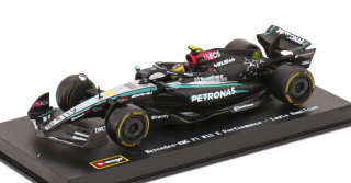 Mercedes-Benz AMG W15 #44 L.Hamilton 2024 with Helmet 1:43 Bburago