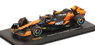 McLaren MCL 38 #81 O.Piastri 2024 with Helmet 1:43 Bburago