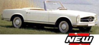 Mercedes-Benz 230 SL 1963 white 1:12 Norev