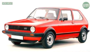Volkswagen Golf GTI 1976 mars red 1:12 Norev